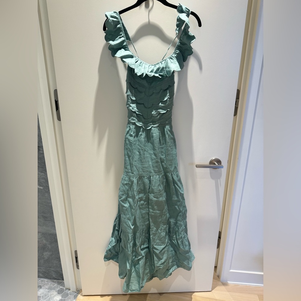 Sea Women's Maxi Dress in Light Green